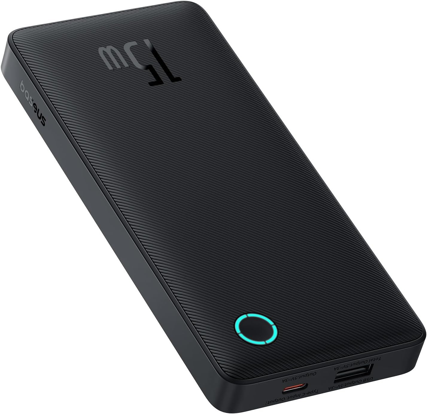Imagem do produto em promoção: Carregador Portátil Baseus Digital Display Power Bank carregamento rápido 15W/20W/22.5W (Airpow, 10000mAh Preto)