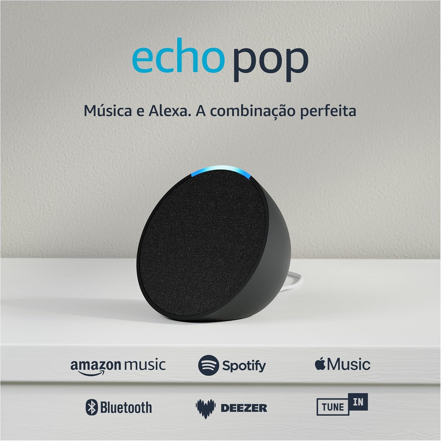 Imagem do produto em promoção: Echo Pop (Geração mais recente) | Smart speaker compacto com som envolvente e Alexa | ⚠️ Compre no pix para pegar esse preço!
